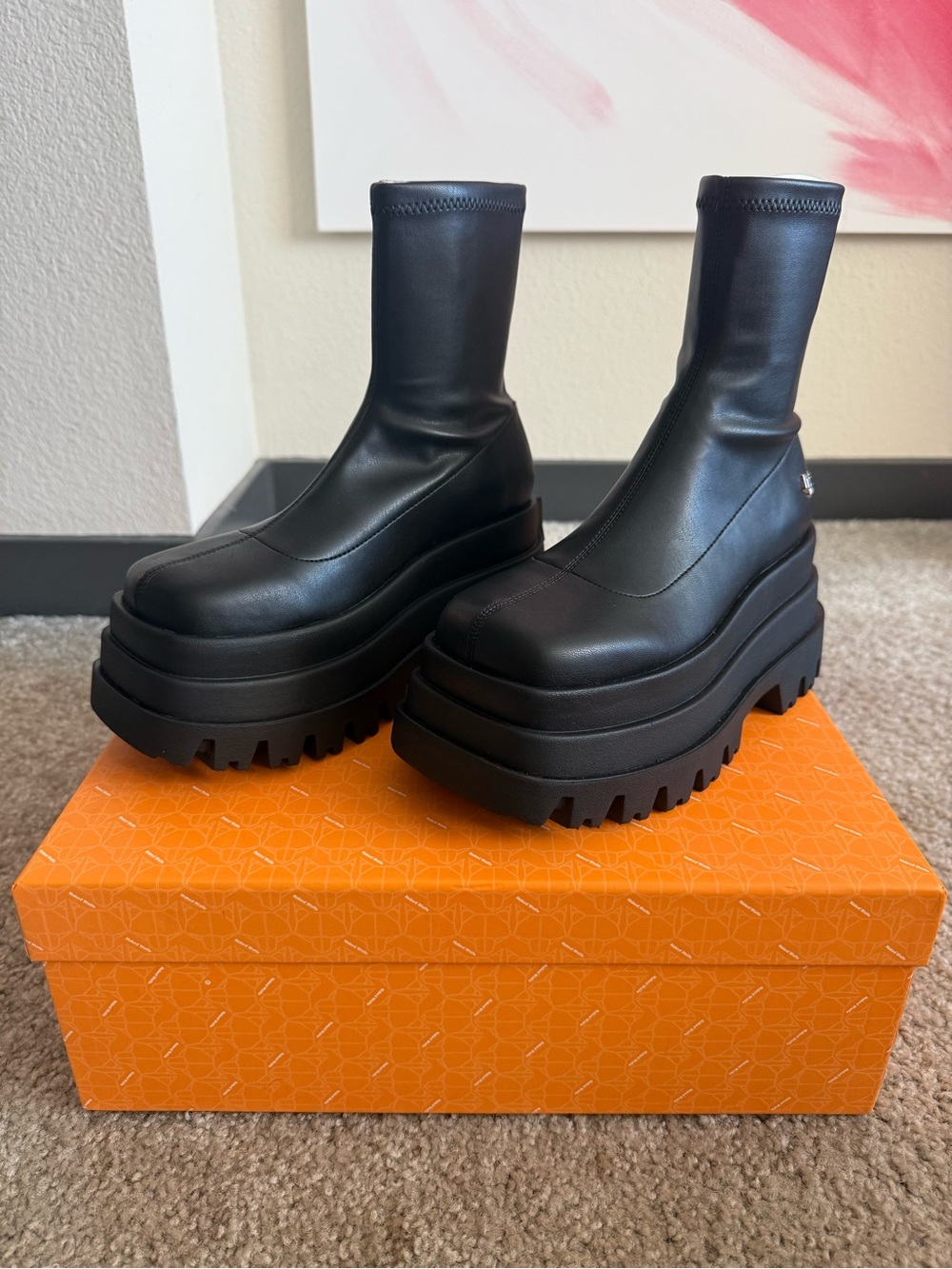 Naked Wolfe Sassy Boot- Black